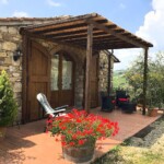 Agriturismo Felciano verandah and entrance Agriturismo Felciano verandah and entrance